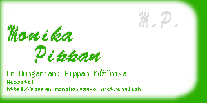 monika pippan business card